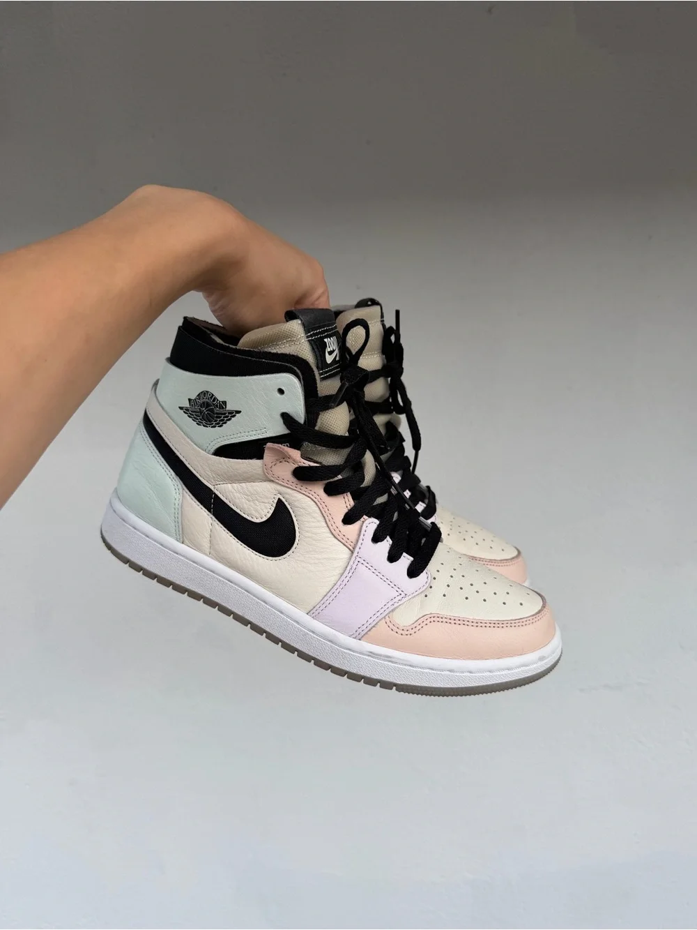 Nike Air Jordan 1 Mid Pastel Multi-Color Women's Sneakers